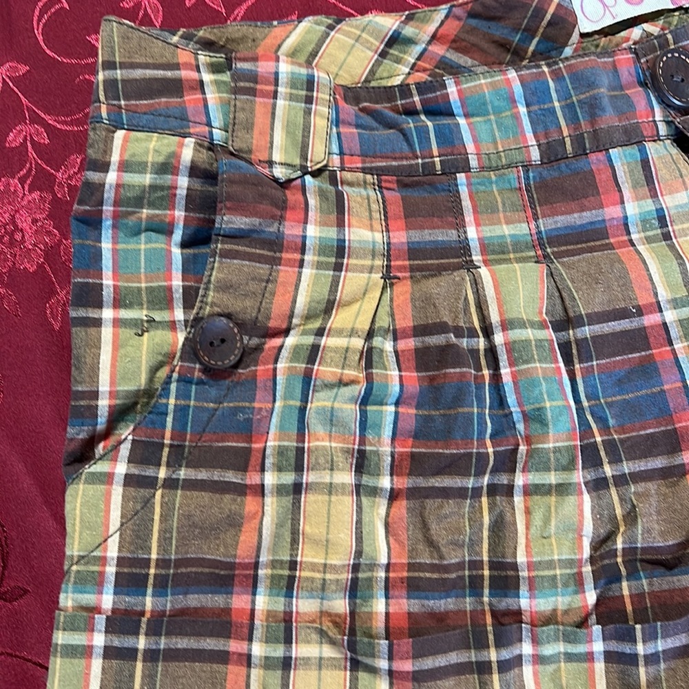 Women OP Plaid shorts size 11 - Picture 4 of 9